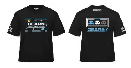 2023 Gears Racing Design Gears 8 bit Pac-Man T恤 GRD-2303-TS