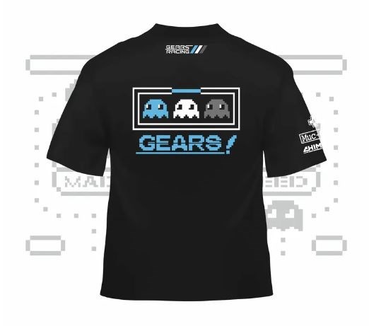 2023 Gears Racing Design Gears 8 bit Pac-Man T恤 GRD-2303-TS