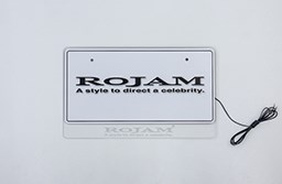 ROJAM 照明車牌