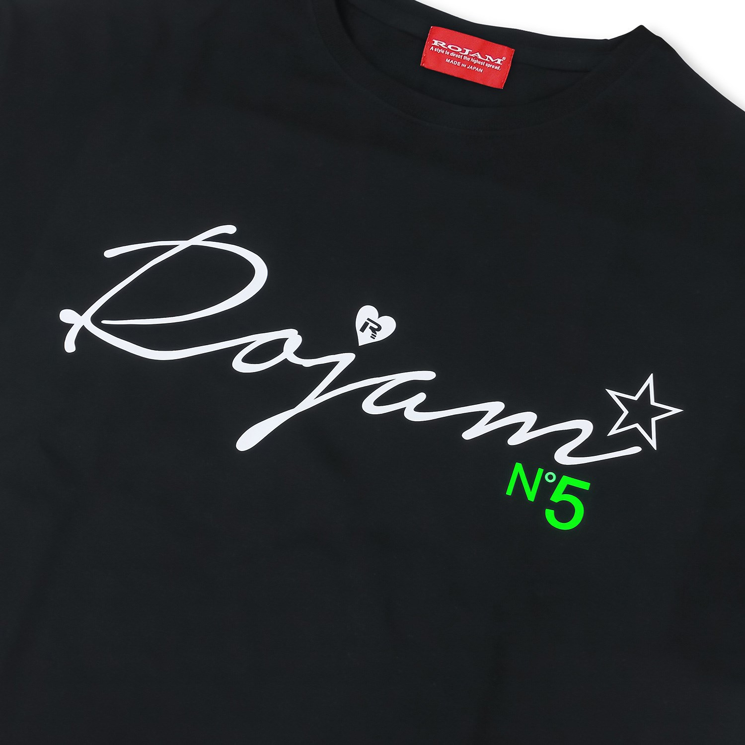 ROJAM Big Silhouette T 卹“黑色”中性款 70-BT211-2