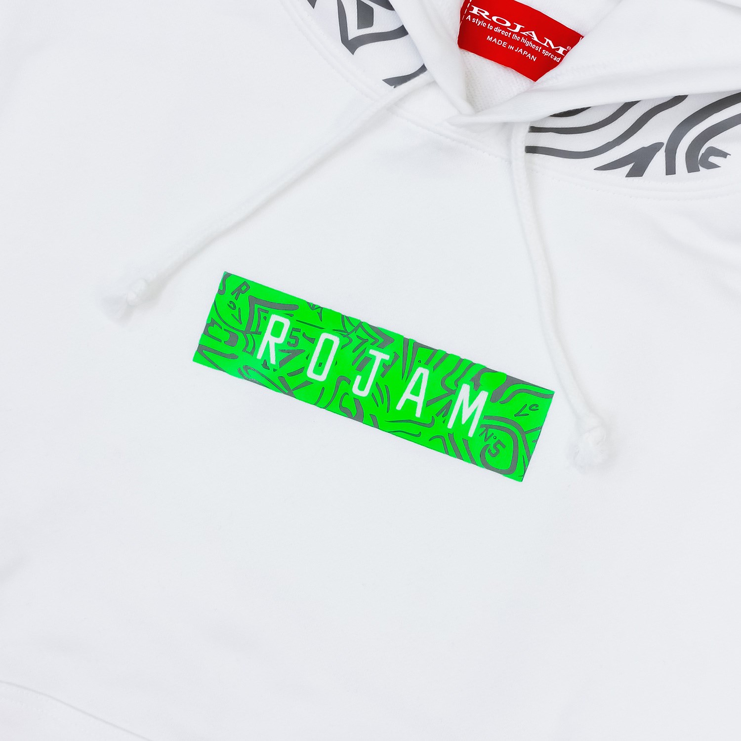 ROJAM 連帽衫“白色”中性款/兒童款 70-PK201-1
