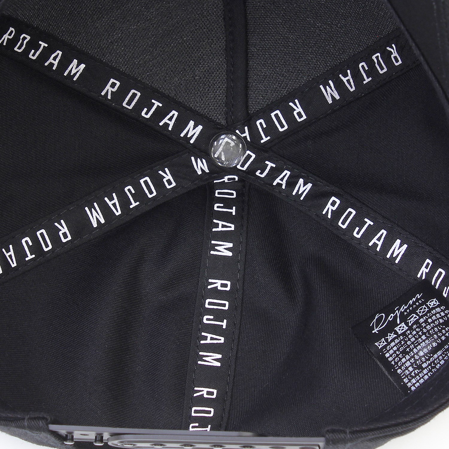ROJAM 帽子“黑色”中性款 70-CAP201-2