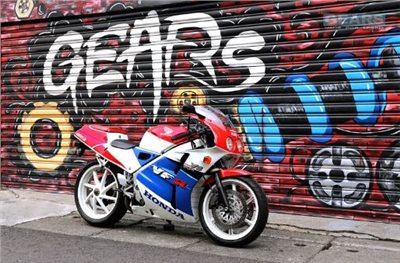 HONDA VFR400R H2P 後避震器