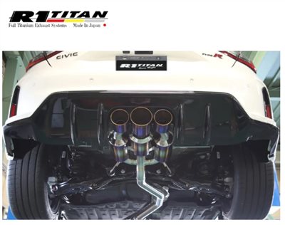 R1TITAN 排氣管 CIVIC TYPE R FL5