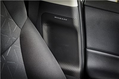 RAV4 50 系列 ROJAM 碳貼花安全帶帶扣保護器 2 件套